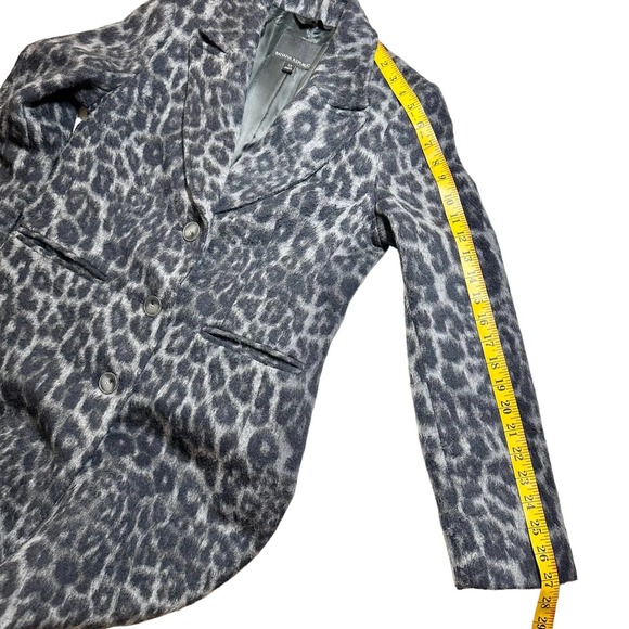 Banana Republic | Women | Petite Leopard Print Wool Blend Top Coat | Size XS - Picture 7 of 16